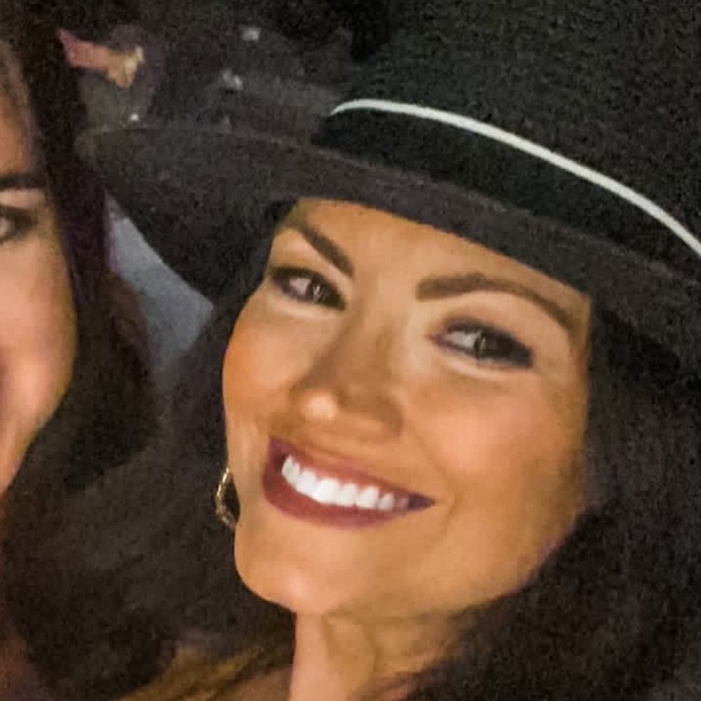 Black Fedora Hat with White Trim